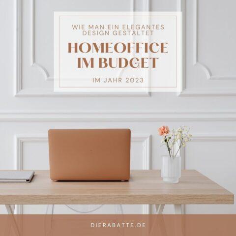 Heimbüro mit kleinem Budget